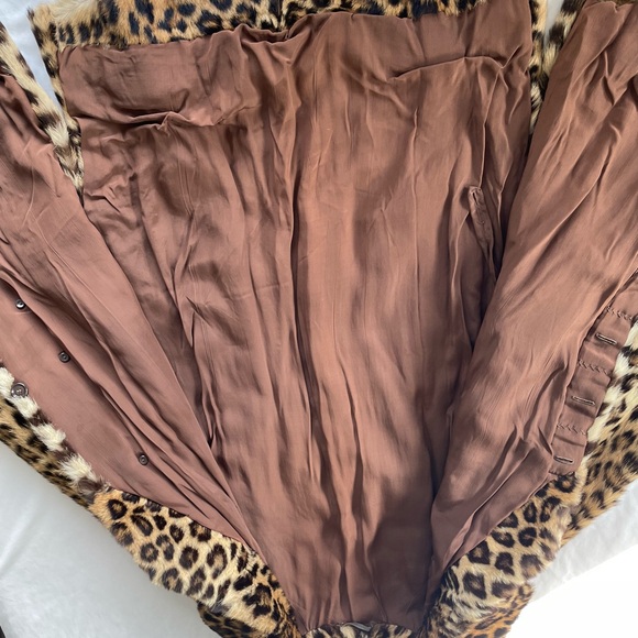 Authentic Leopard Print coat with appraisal - Picture 10 of 16